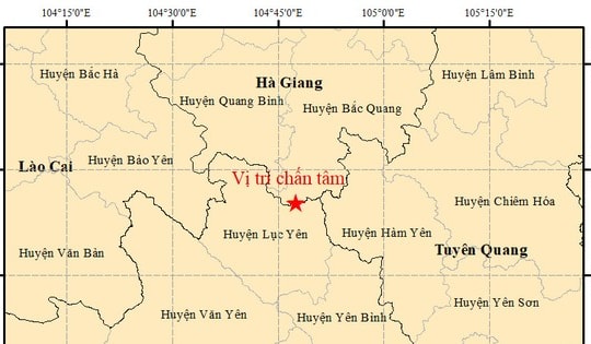 Động đất xảy ra ở Yên Bái, người dân cảm nhận được rung lắc