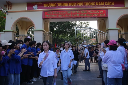 Thí sinh Hải Dương hoàn thành kỳ thi tuyển sinh vào lớp 10 hệ không chuyên