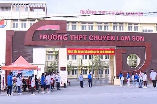 Phúc khảo điểm thi vào Trường THPT chuyên Lam Sơn: Một HS từ 1 điểm lên 9 điểm