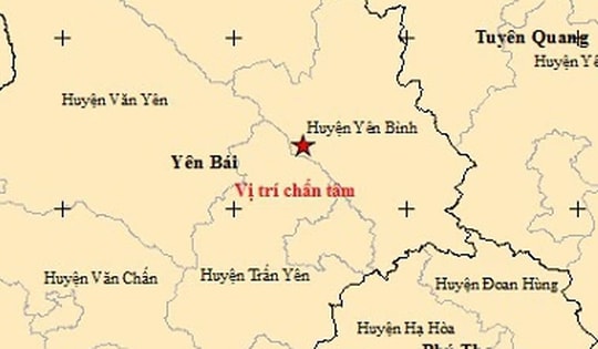 Động đất ở Yên Bái