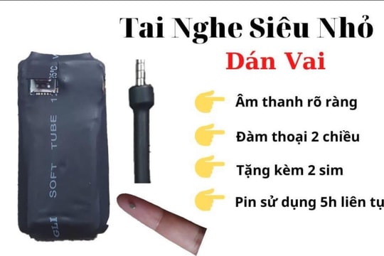 Nhiều thủ đoạn mới sử dụng thiết bị công nghệ trong gian lận thi cử bị phát hiện