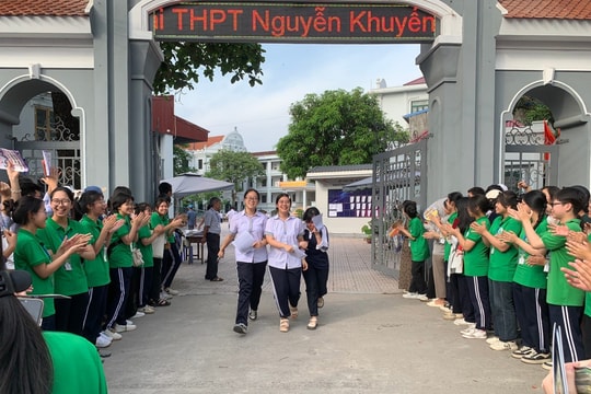 Nam Định kết thúc kỳ thi tuyển sinh vào lớp 10 THPT năm 2024