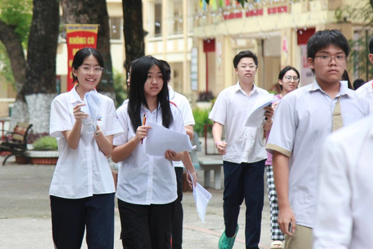 Công bố điểm thi lớp 10 Hà Nội của thí sinh chậm nhất vào ngày 2/7