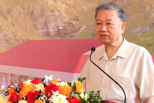 Chủ tịch nước Tô Lâm dự Lễ khởi công xây dựng trường Mầm non Pác Bó