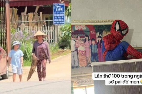 Cười bò khoảnh khắc ông bà trông cháu nghỉ hè "hở ra là tìm khắp làng chưa thấy"