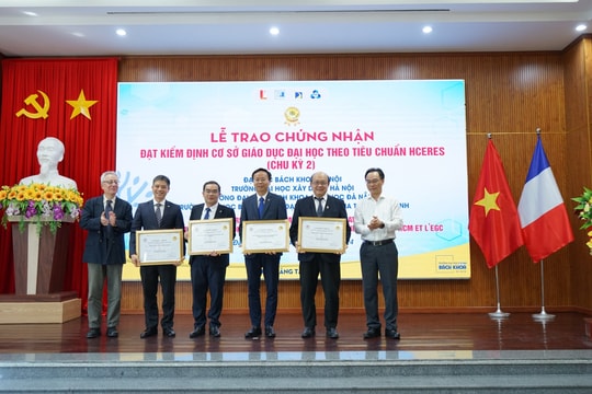 4 cơ sở GD đại học khối STEM đạt kiểm định chu kỳ theo tiêu chuẩn châu Âu