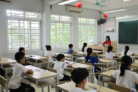 Gần 1.600 học sinh tranh 360 suất vào Trường THCS Vĩnh Yên