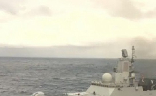 Tàu chiến Nga tập trận săn ngầm trên vùng biển gần Mỹ