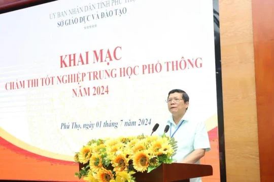 Hơn 200 cán bộ, giáo viên tham gia chấm thi tốt nghiệp THPT năm 2024 ở Phú Thọ