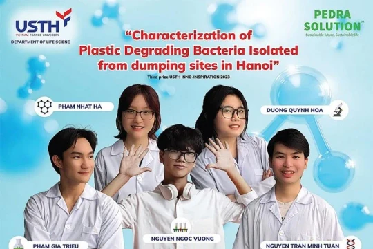 Sinh viên tạo ra vi khuẩn phân hủy nhựa