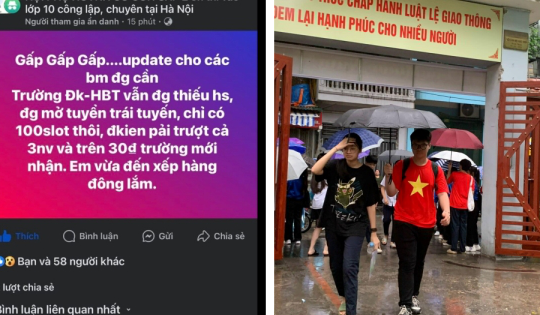 Xôn xao tin trường ở Hà Nội thêm 100 chỉ tiêu trái tuyến: Sở GD&ĐT nói gì?