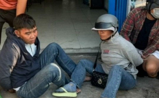 Cảnh sát Long An bủa quân chặn đường nhóm trộm xe máy chạy từ Hậu Giang lên TP.HCM