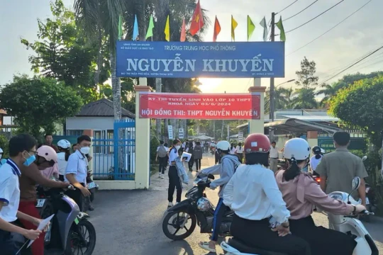 An Giang công bố điểm chuẩn tuyển sinh lớp 10