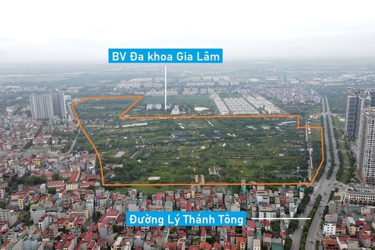 Cận cảnh khu đất vừa khởi công công viên lớn nhất Gia Lâm, Hà Nội