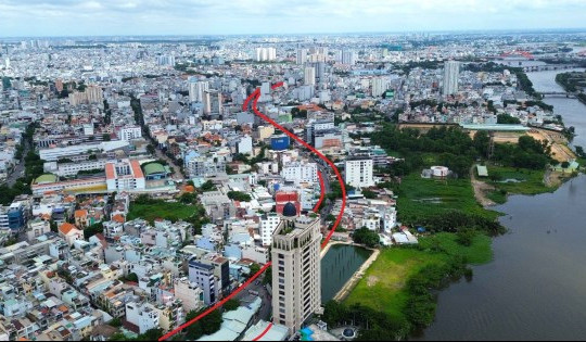 Những khu đất sẽ thu hồi để mở rộng đường Ung Văn Khiêm tại quận Bình Thạnh, TP HCM