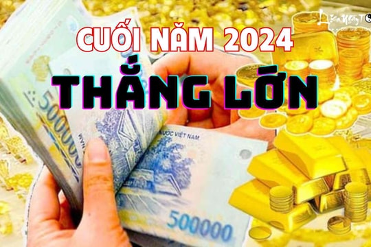 Cuối năm gặp thời đổi vận - 3 tuổi giàu sang chạm ĐỈNH, của nả đổ dồn, 1 tuổi công danh lên như Rồng cưỡi mây