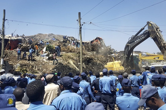 Lở đất kép khiến nhiều người chết tại Ethiopia