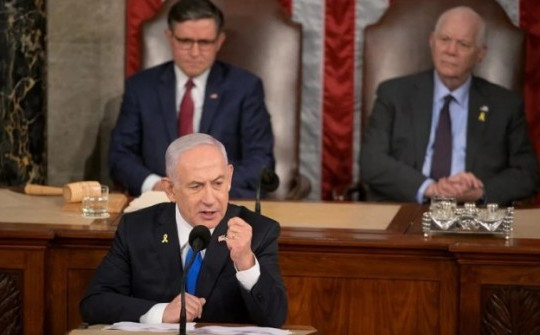 Ông Netanyahu phát biểu trước Quốc hội Mỹ, nhắm Hamas, Iran và ICC