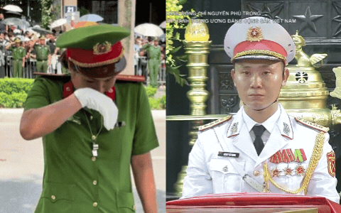 Những người chiến sĩ, tiêu binh nén nước mắt trực trào để hoàn thành nhiệm vụ tại Lễ Quốc tang Tổng Bí thư Nguyễn Phú Trọng