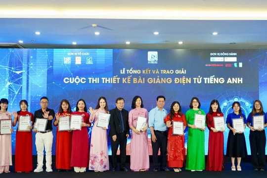 Trao giải Cuộc thi thiết kế bài giảng điện tử tiếng Anh