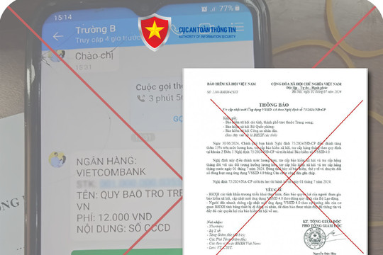 Chiêu trò giả mạo văn bản tăng lương hưu, cập nhật VssID4.0