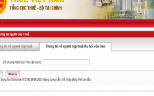 Tổng cục Thuế bị giả mạo website