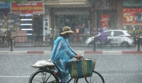 Vùng núi, trung du Bắc Bộ còn mưa lớn dài ngày