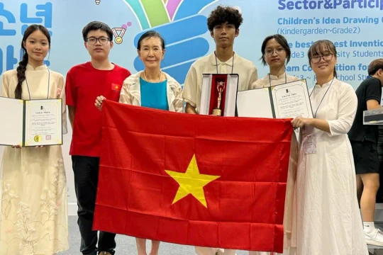 Việt Nam đạt thành tích cao tại Olympic Khoa học Quốc tế Hàn Quốc