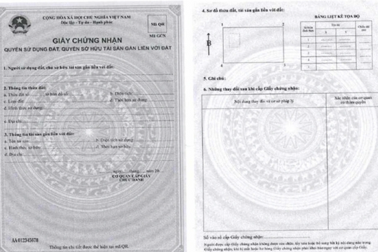 Điểm mới nhất của sổ đỏ, sổ hồng từ ngày 1/8 là có mã QR, "hết cửa" làm giấy tờ giả