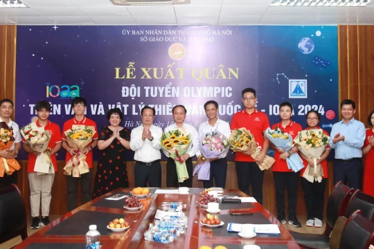 5 học sinh Hà Nội dự thi Olympic Thiên văn và Vật lý thiên văn quốc tế