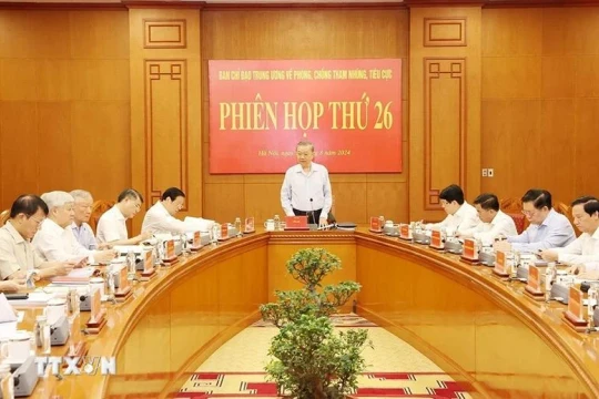 Phiên họp thứ 26 Ban Chỉ đạo Trung ương về phòng, chống tham nhũng, tiêu cực