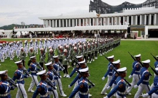 Ảnh: Quốc khánh đầu tiên của Indonesia ở thủ đô tương lai