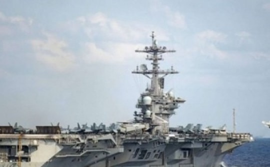 Tàu sân bay Mỹ mang tiêm kích F-35 áp sát Trung Đông