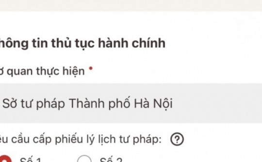 Thí điểm cấp phiếu lý lịch tư pháp qua VNeID trên cả nước từ 1/10