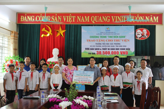 Công ty VEPIC mang ‘Thư viện xanh” đến với các trường học