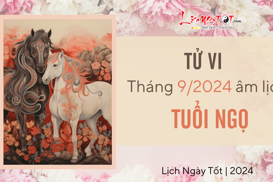 Tử vi tháng 9/2024 tuổi Ngọ âm lịch: Vận khí đang lên, khả năng thành công cao