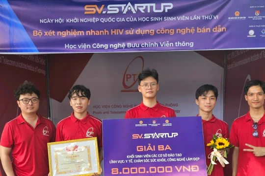 Sinh viên tạo bộ xét nghiệm nhanh HIV