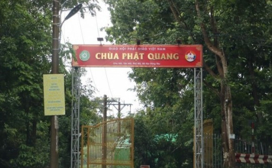 Cận cảnh các công trình không phép tại chùa do ông Thích Chân Quang trụ trì