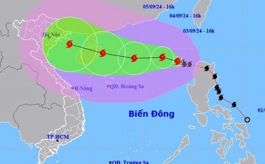 2 kịch bản bão số 3 ảnh hưởng đất liền Việt Nam