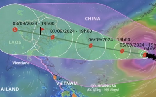 Bão số 3 sẽ tăng lên cấp 15-16, dự báo 5 tỉnh - thành chịu tác động mạnh nhất