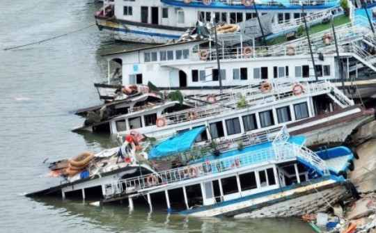 Hơn 20 tàu du lịch bị chìm ở đảo Tuần Châu, thiệt hại hàng chục tỷ đồng