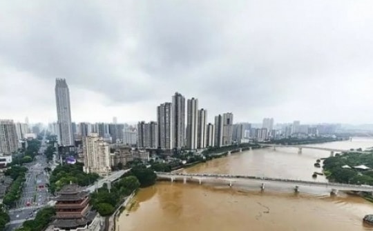 19 con sông ở Quảng Tây vượt mức nước báo động