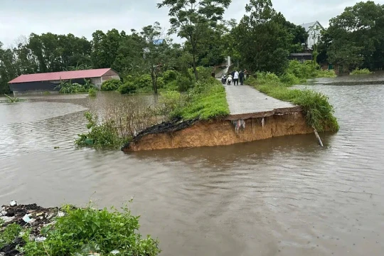 Hà Nội bác tin vỡ đê ở huyện Sóc Sơn