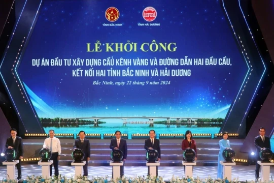 Thủ tướng khởi công cầu Kênh Vàng và nhà ở xã hội tại Quế Võ