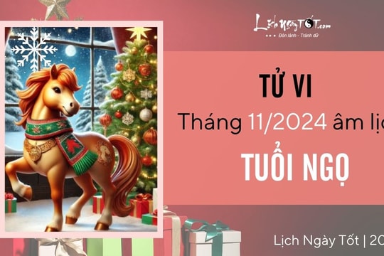 Tử vi tháng 11/2024 tuổi Ngọ âm lịch: Hung tinh rình rập, thận trọng hành xử