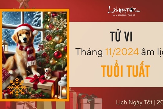 Tử vi tháng 11/2024 tuổi Tuất âm lịch: Công việc bế tắc, tình duyên ảm đạm