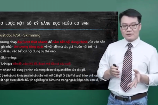 Bí quyết làm tốt phần Đọc hiểu trong đề thi tham khảo thi tốt nghiệp THPT 2025