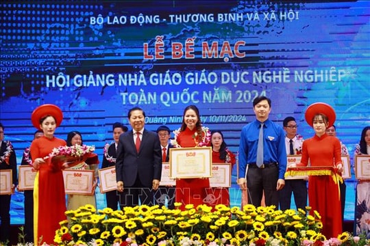 Bế mạc Hội giảng Nhà giáo giáo dục nghề nghiệp toàn quốc