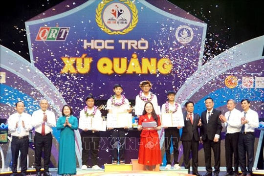 Trao giải cuộc thi 'Học trò xứ Quảng'