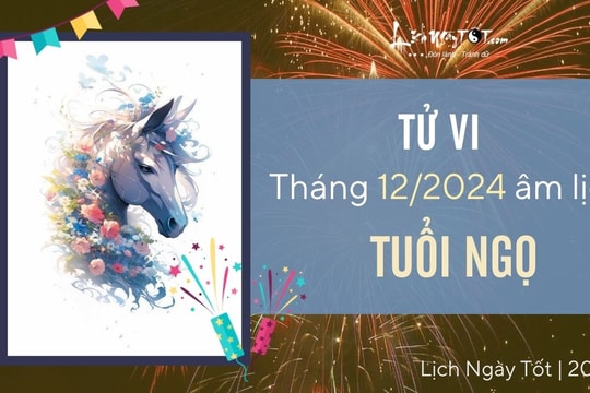 Tử vi tháng 12/2024 tuổi Ngọ âm lịch: Nhiều thay đổi khó lường, kế hoạch bị gián đoạn